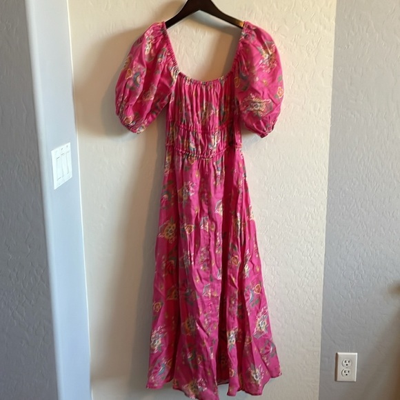 SPELL & The Gypsy Solstice Linen Midi Dress - Picture 8 of 10
